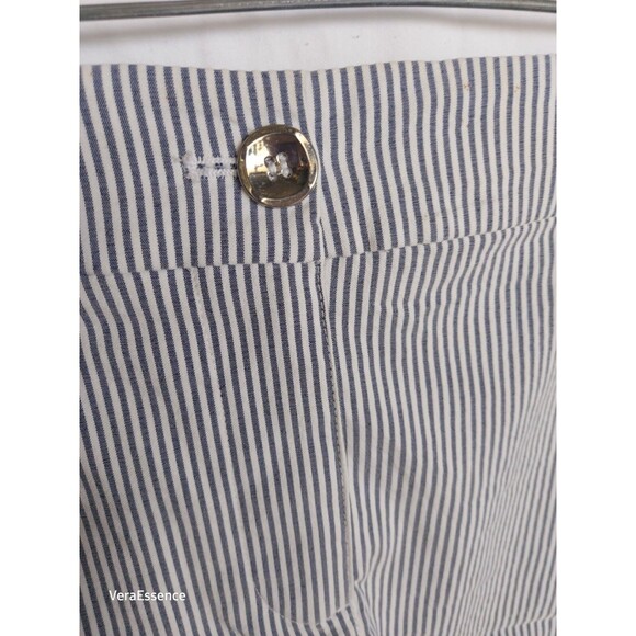 Charter Club Blue Striped Seersucker Skort with Comfort Waist Sz 18W $64.50 - Picture 2 of 8